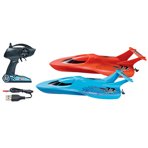 RC Arrow Electric Powered Racing Boats with Remote and Cable