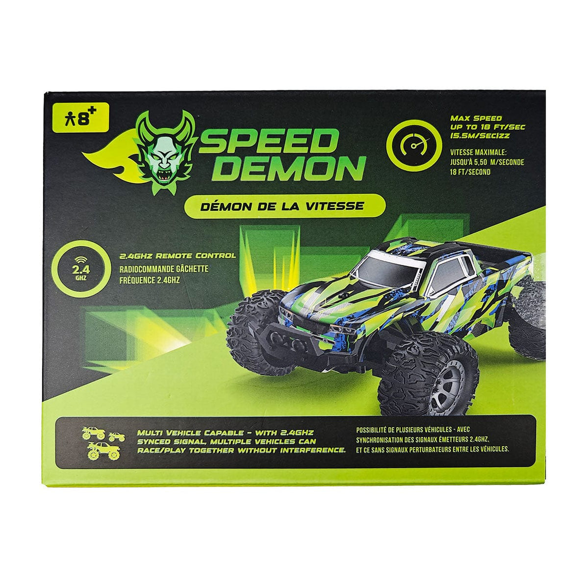 RC 1:32 Mid-Size Speed Demon Truck — Cobra RC Toys