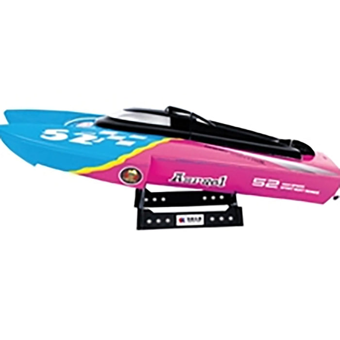 RC speed boat blue and pink