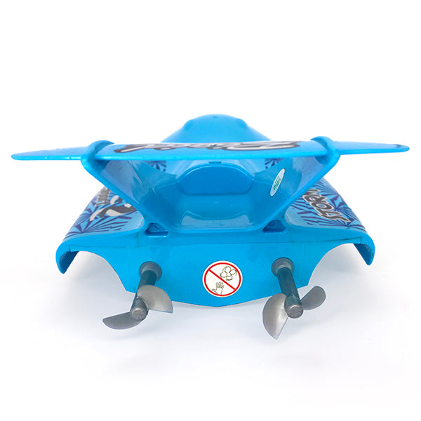 RC Arrow Electric Powered Racing Boat Blue Back
