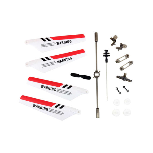 spare parts kit red with blades and spare parts for rc helicopter
