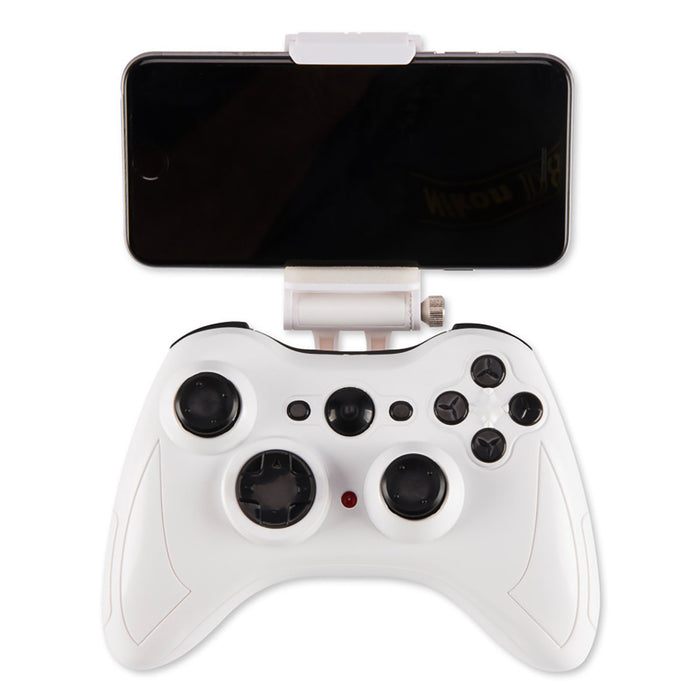 Spare controller with mobile phone mount